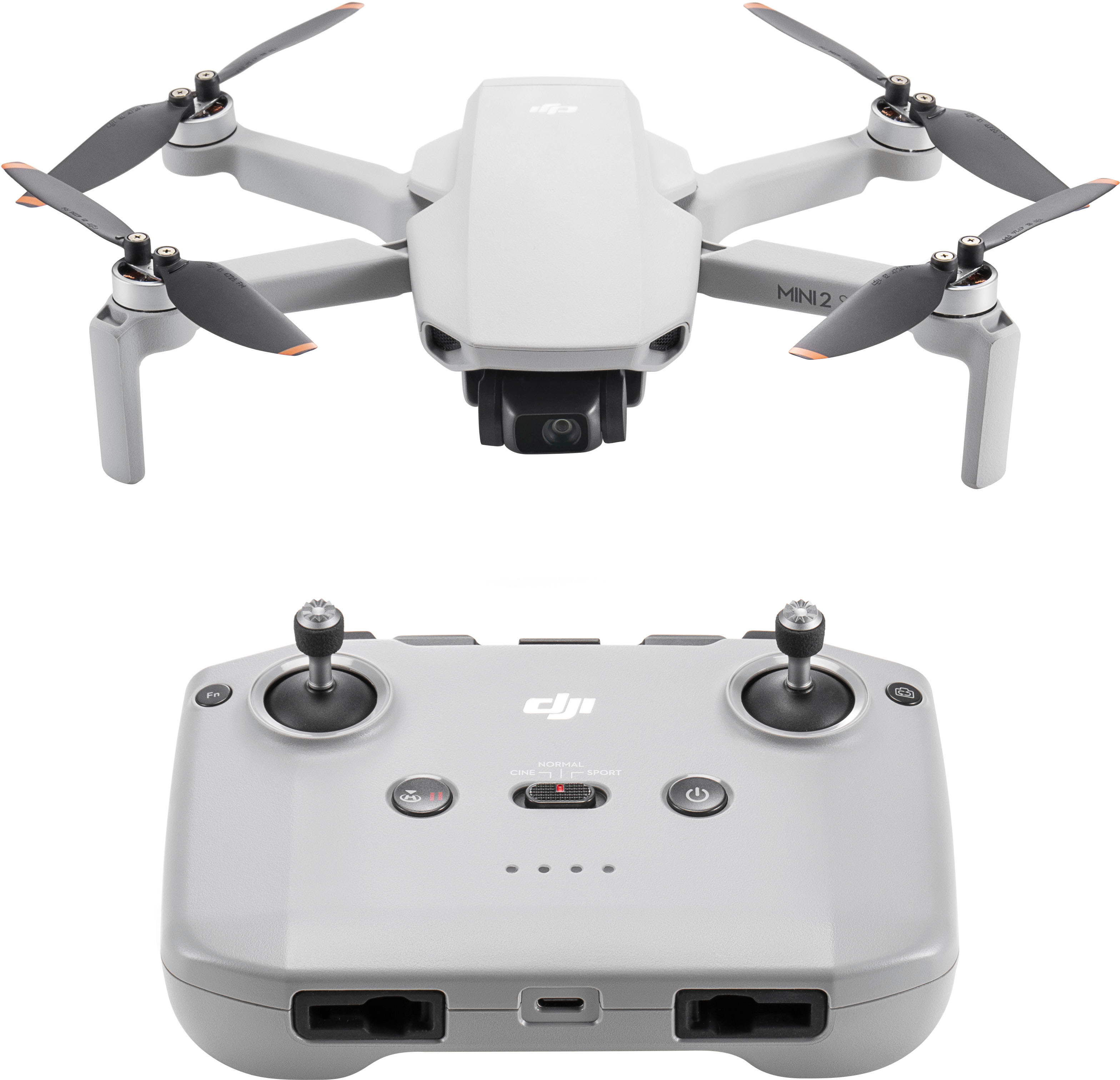 DJI - Mini 2 SE Drone with Remote Control - Gray